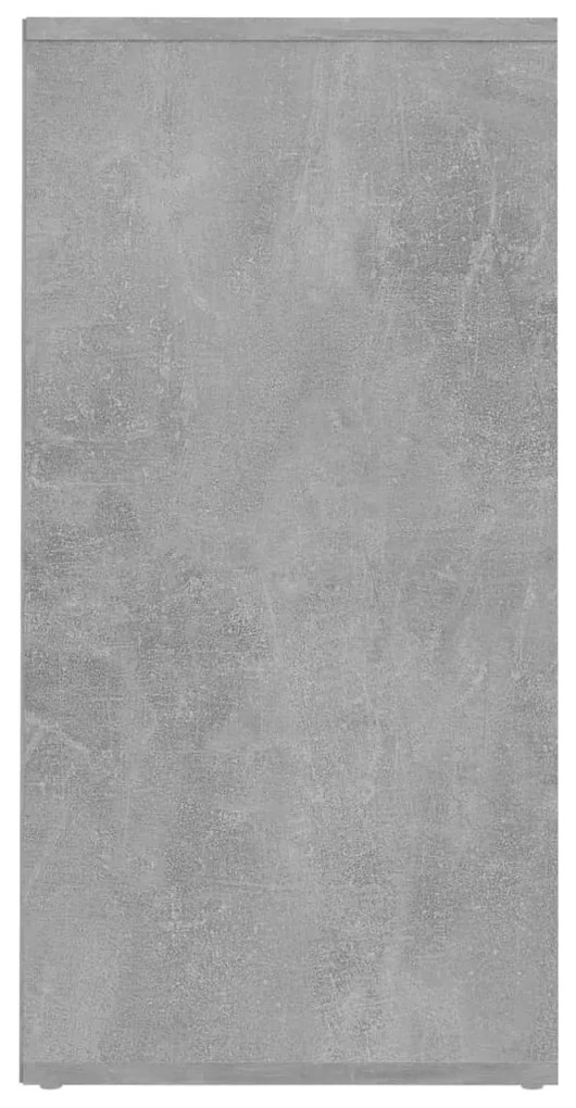vidaXL Παπουτσοθήκη Γκρι Σκυροδέματος 31,5x35x70 εκ. από Επεξ. Ξύλο