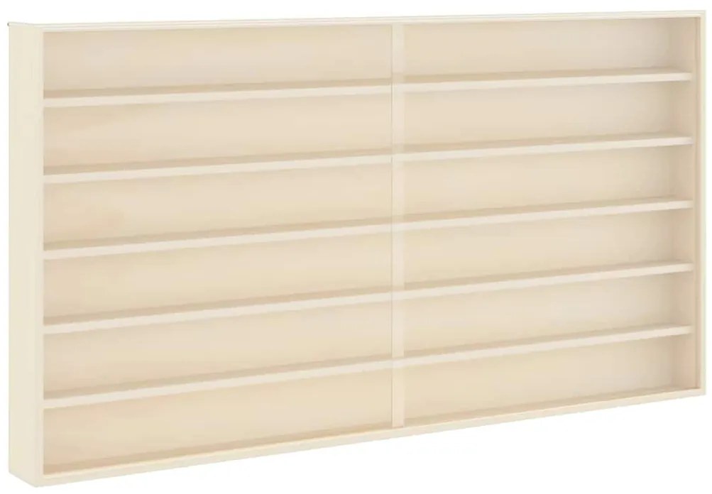 vidaXL Ξύλινη βιτρίνα συλλεκτών Καφέ 100 x 8,5 x 54 εκ Κόντρα πλακέ
