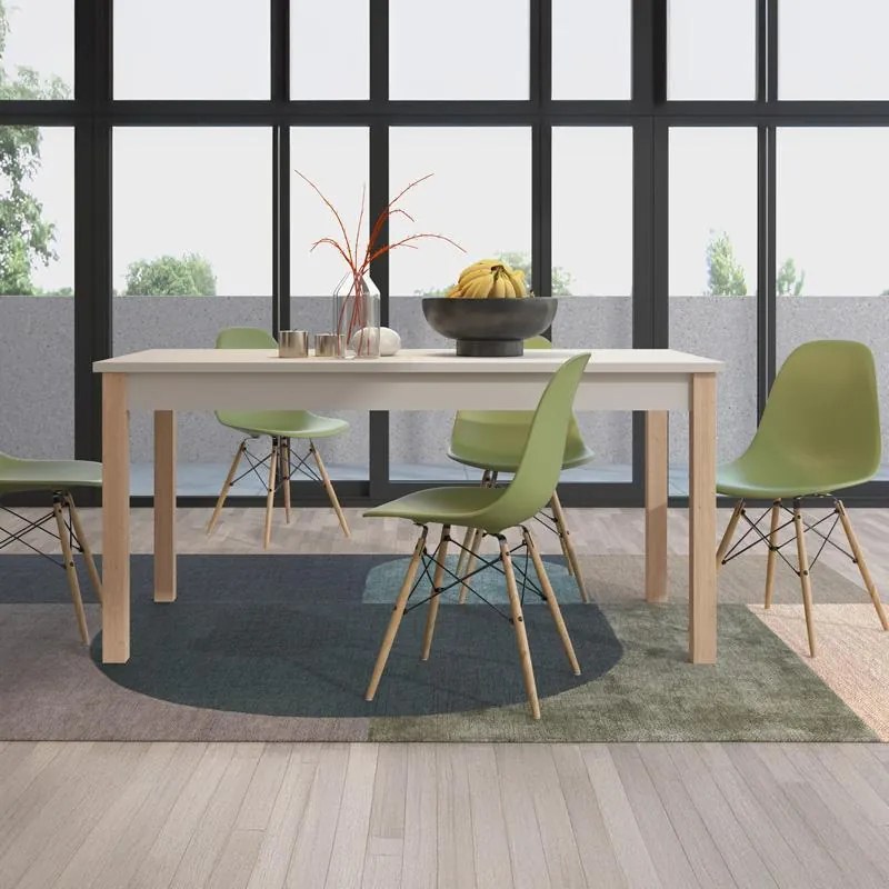 Τραπέζι Τραπεζαρίας Ανοιγόμενο Essex Cashmere - Artisan oak 160x80x77 εκ. 160x80x77 εκ.
