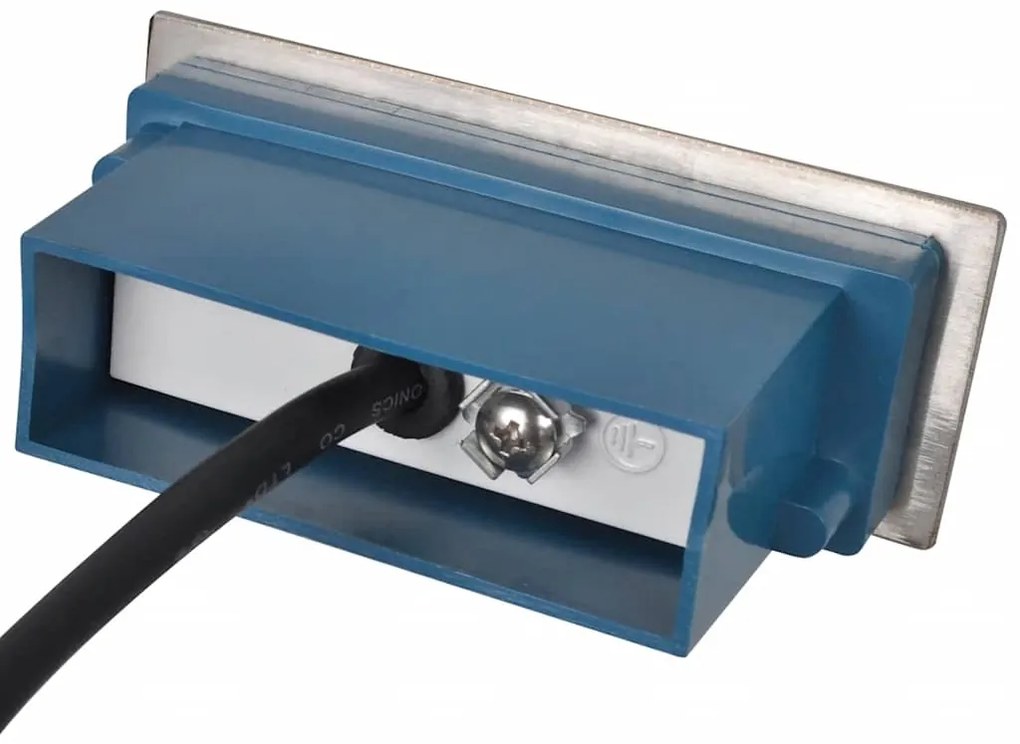 vidaXL Φωτιστικά Σκάλας Χωνευτά 2 Τεμ. 44 x 111 x 56 χιλ.