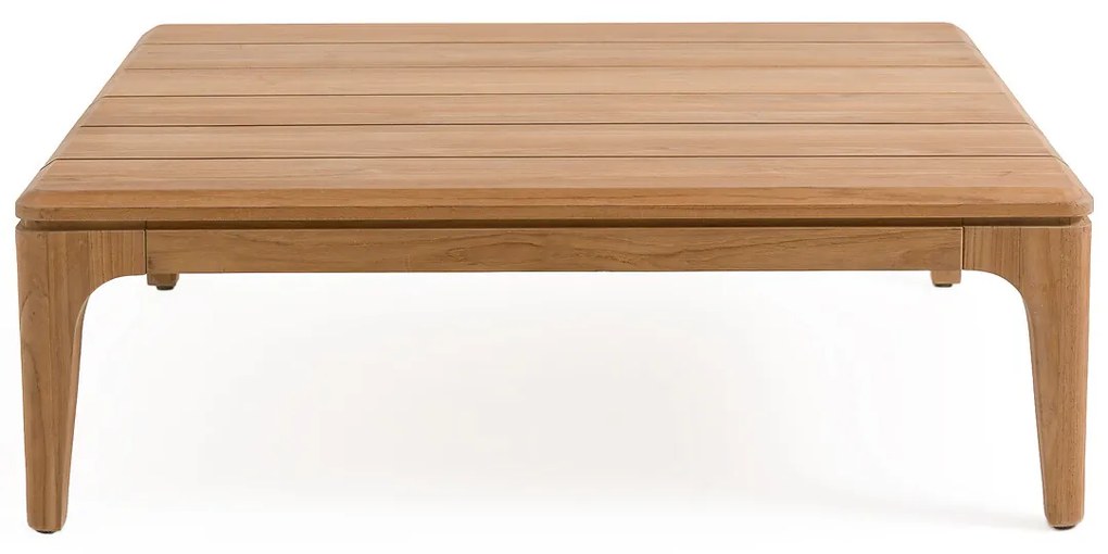 Χαμηλό τετράγωνο τραπεζάκι από ξύλο teak, Cordano