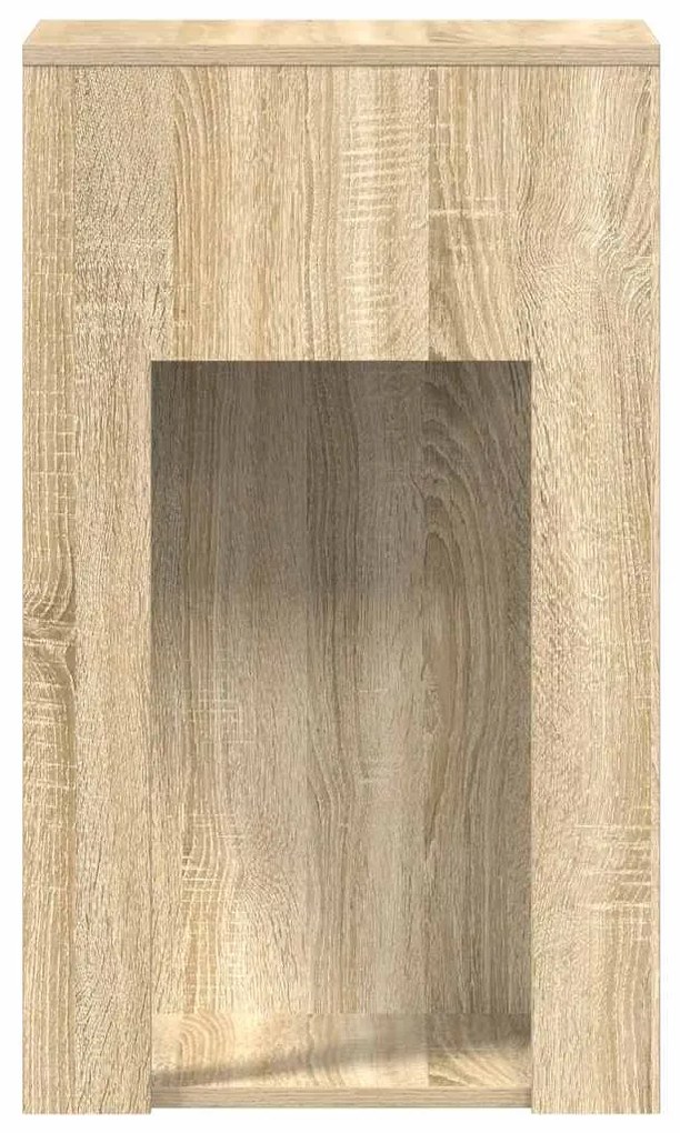 vidaXL Πύργος υπολογιστών με συρτάρι Δρυς sonoma 30x44x74 cm
