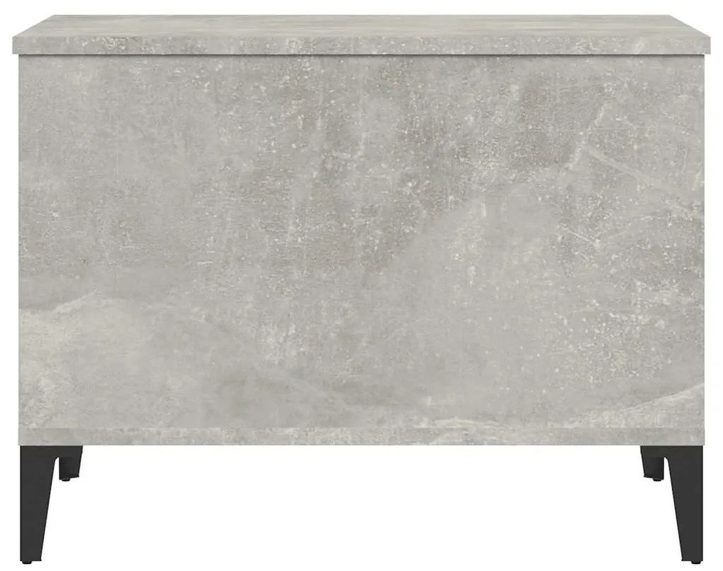 vidaXL Τραπεζάκι Σαλονιού Γκρι Σκυρ. 60x44,5x45 εκ. Επεξεργ. Ξύλο