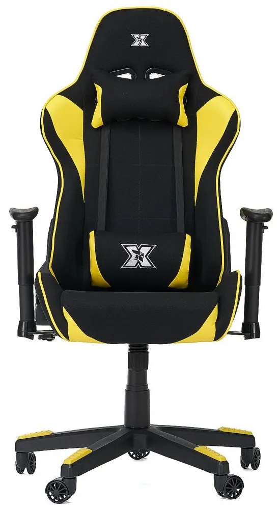 Serioux X-GC01-2D-T-Y Torin Καρέκλα Gaming Δερματίνης με Ρυθμιζόμενα Μπράτσα Μαύρο / Κίτρινο