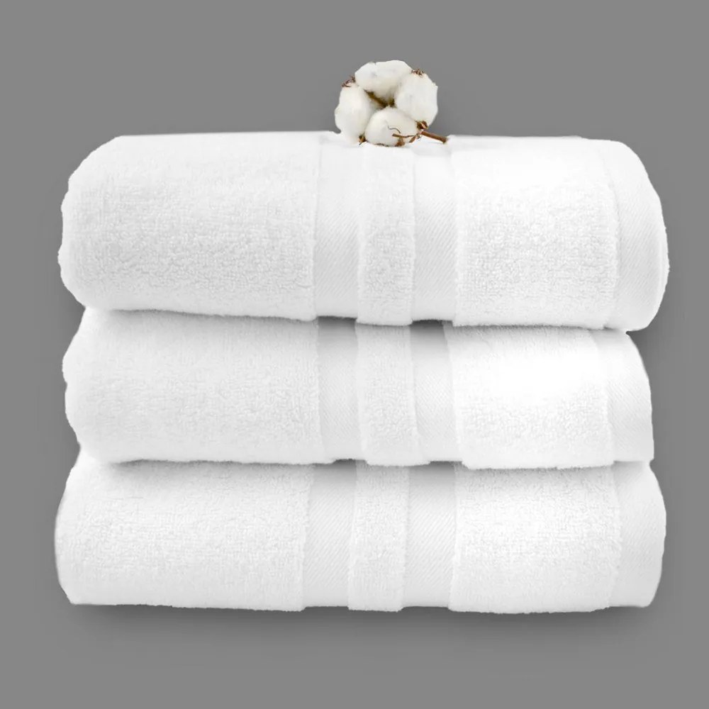 Πετσέτα Ξενοδοχείου Luxury 700369 700gsm 100% Βαμβάκι White Σώματος 100x160cm 100% Βαμβάκι