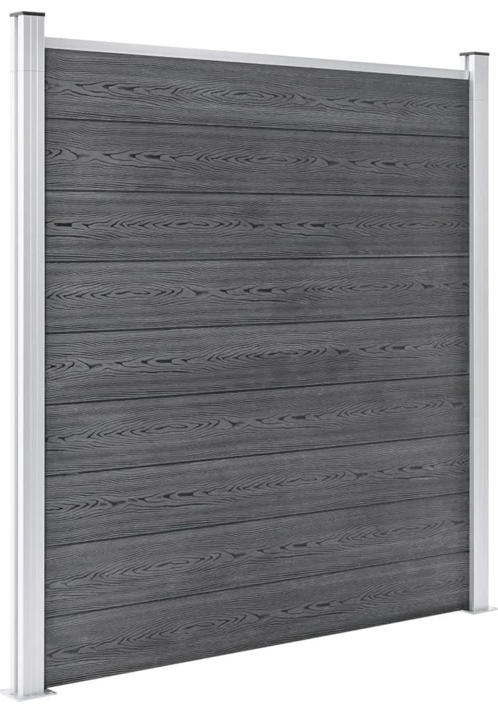 vidaXL Πάνελ Περίφραξης Γκρι 699 x 186 εκ. από WPC