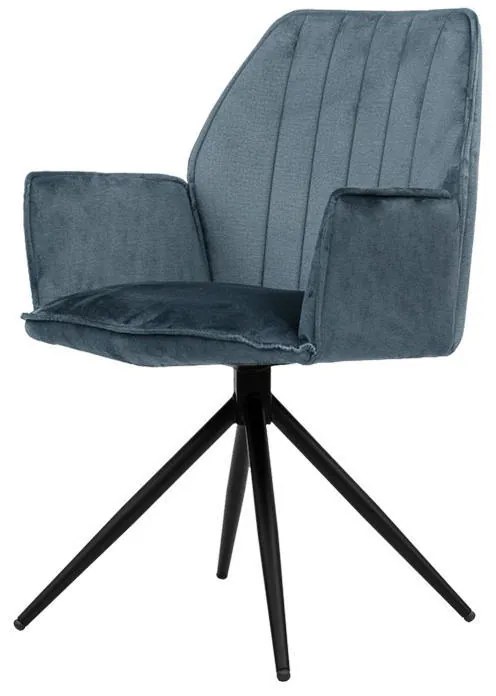 Καρέκλα Τραπεζαρίας Dorothee Μεταλλική Fylliana Σιέλ 58x46x91εκ. 2αδα 58x46x91 εκ.