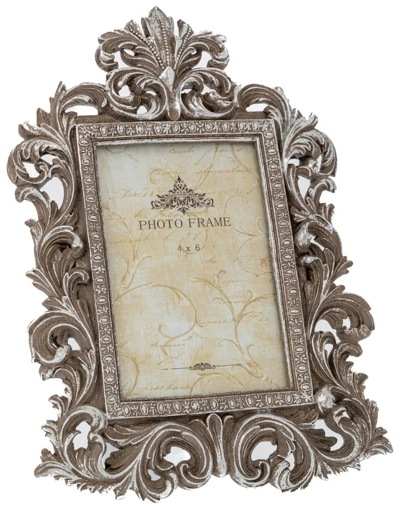 Κορνίζα Polyresin Σκαλιστή Ασημί 20x2x29εκ. iliadis 89738