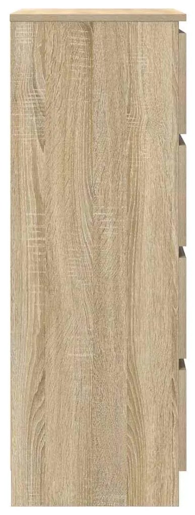 vidaXL Συρταριέρα Sonoma Δρυς 60 x 35 x 98,5 εκ. Επεξεργασμένο Ξύλο