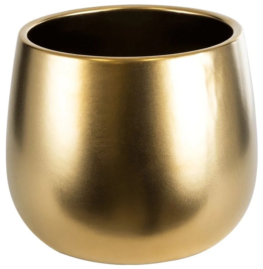 Κασπώ Sidney 20548 Φ16x13cm Gold GloboStar Κεραμικό