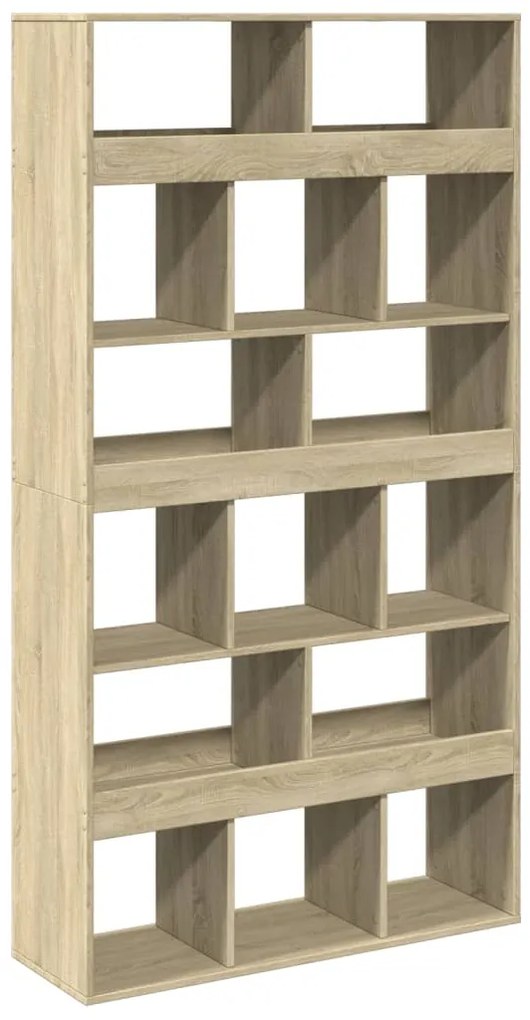 vidaXL Βιβλιοθήκη Sonoma Δρυς 100x33x187,5 εκ. από Επεξεργασμένο Ξύλο