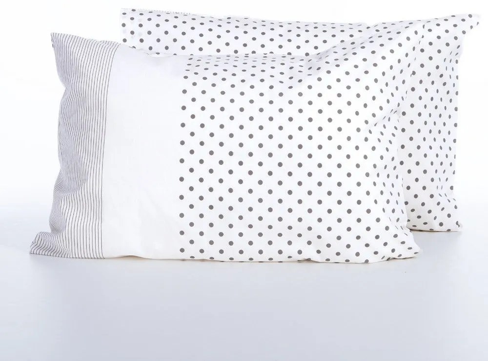 Μαξιλαροθήκη Donter Grey Nef-Nef Homeware 52 X 72 100% Βαμβάκι