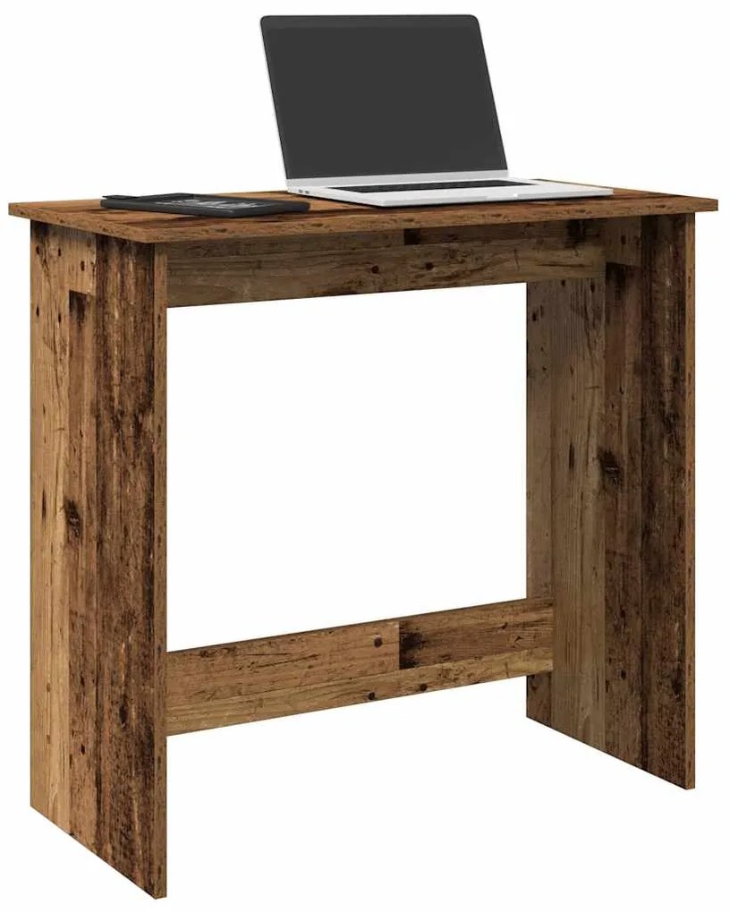 Γραφείο Όψη Παλαιού Ξύλου 80x40x75 εκ. από Επεξεργασμένο Ξύλο