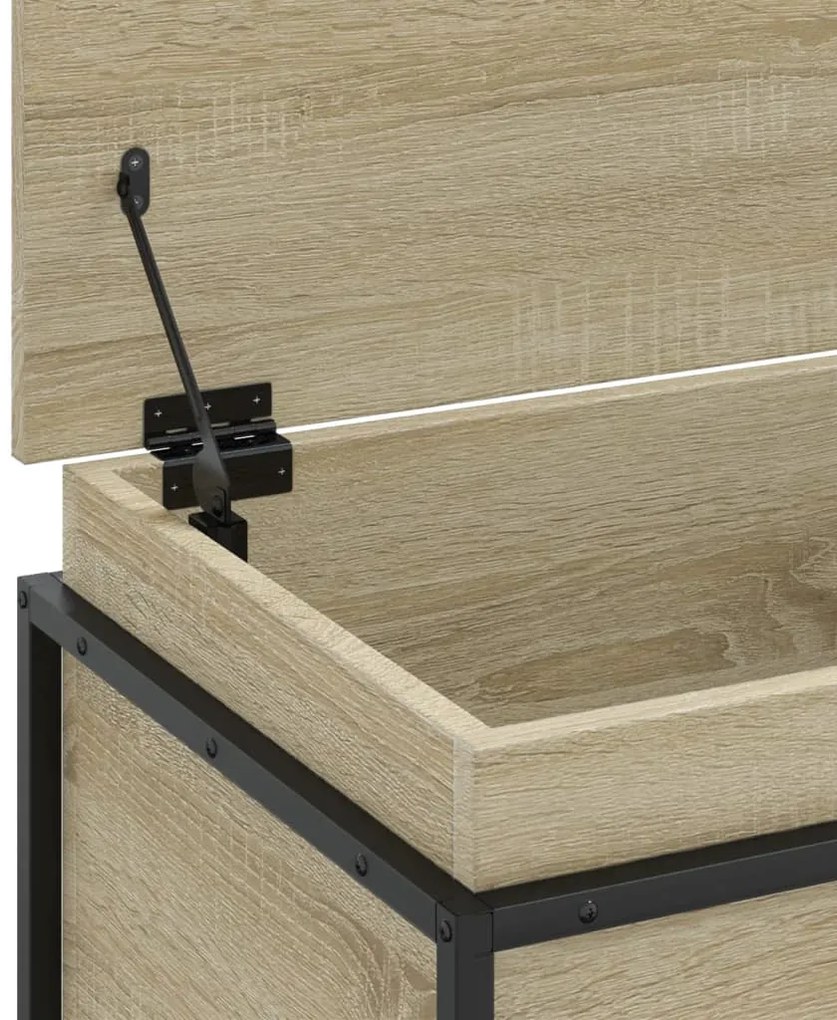Κουτί Αποθήκευσης με Sonoma Δρυς 100x40x51,5 εκ. Επεξ. Ξύλο - Καφέ