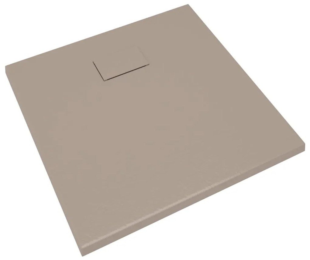 vidaXL Βάση Ντουζιέρας Καφέ 90 x 90 εκ. από SMC