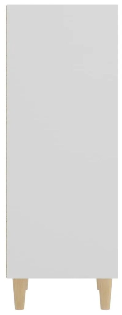 Ντουλάπι Λευκό 34,5x32,5x90 εκ. από Επεξεργασμένο Ξύλο - Λευκό