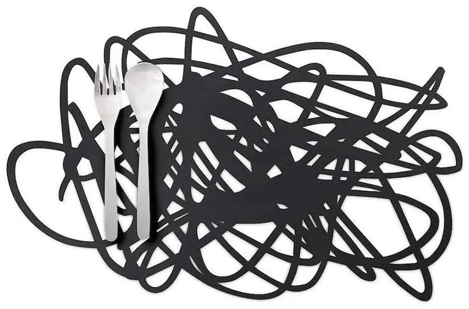 Σουπλά Doodle 99165 49,04x31,75cm Black MoMA Silicone