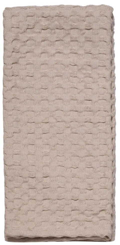 Πετσέτα Κουζίνας Waffle Lavare 12 Taupe Kentia 40x60cm 100% Βαμβάκι
