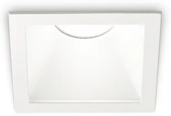 Χωνευτό Σποτ Φωτιστικό Οροφής LED 11W Λευκό 3000K 8,5x8,5cm IP40 Trim Game 192376 Ideal Lux 192376