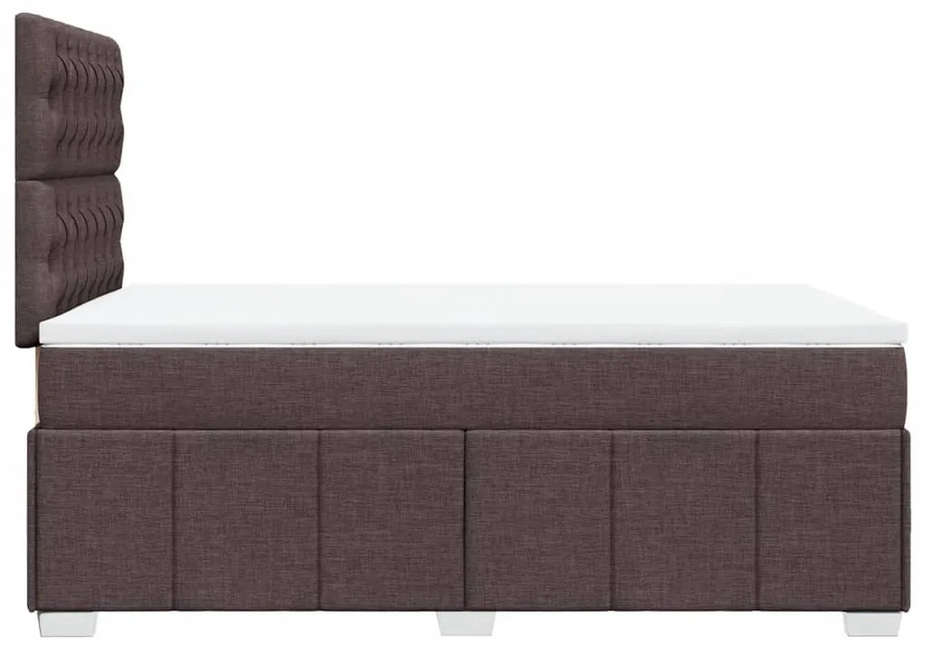 ΚΡΕΒΑΤΙ BOXSPRING ΜΕ ΣΤΡΩΜΑ ΣΚΟΥΡΟ ΚΑΦΕ 120X190 ΕΚ ΥΦΑΣΜΑΤΙΝΟ 3293917