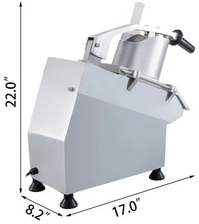 Vegetable Cutter Commercial Food Processor 6 Cutting Disks Vegetable Processor