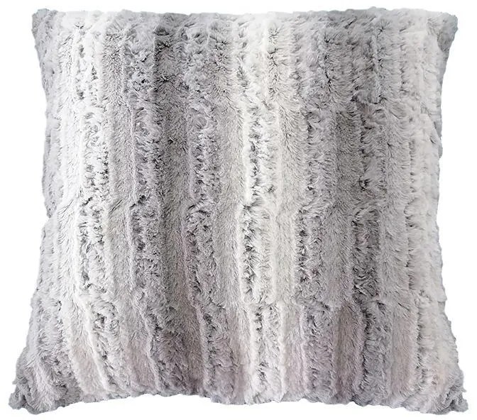 ΔΙΑΚΟΣΜΗΤΙΚΟ ΜΑΞΙΛΑΡΙ Fylliana 23107 ME MICROFIBER ΓΚΡΙ ΧΡΩΜΑ 45x45εκ