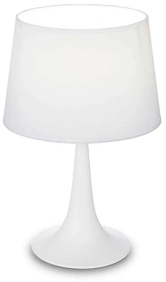 Φωτιστικό Επιτραπέζιο London 110530 23,5x36,5cm 1xE27 60W White Ideal Lux