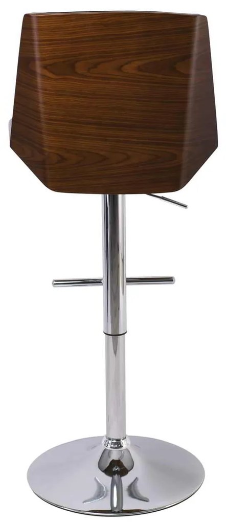 Σκαμπώ Bar NUMAN Χρώμιο/PU Μαύρο 52x50x62/96-83/117cm