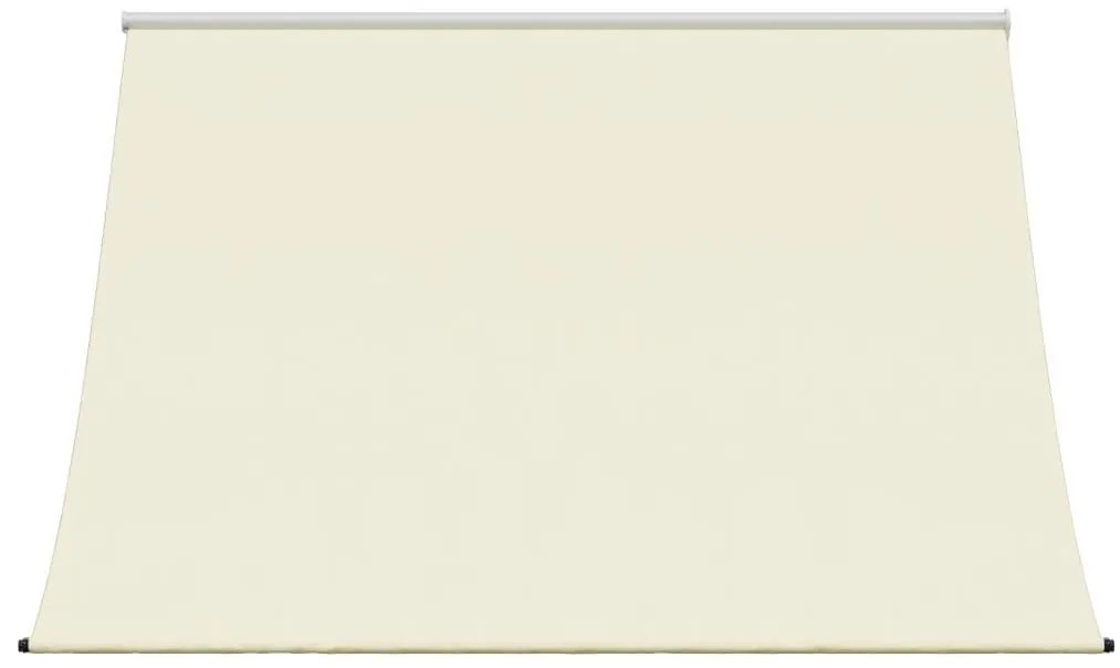 Τέντα Συρόμενη Κρεμ 200 x 150 εκ. από Ύφασμα και Ατσάλι - Κρεμ