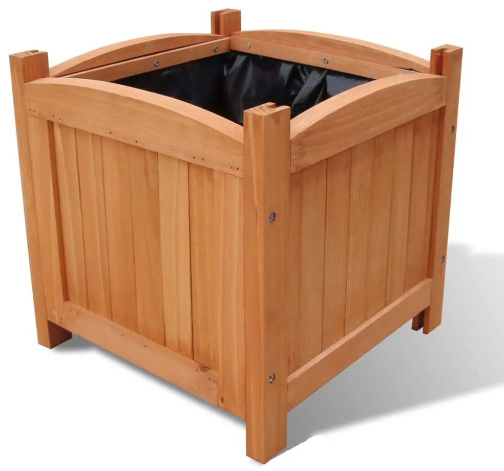 vidaXL Γλάστρες Υπερυψωμένες 4 τεμ. 30 x 30 x 30 εκ.