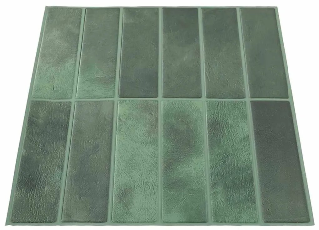 vidaXL Ορθογώνιο Πλακάκι 20 pcs Σκούρο Πράσινο 29 x 23 x 0,08 εκ