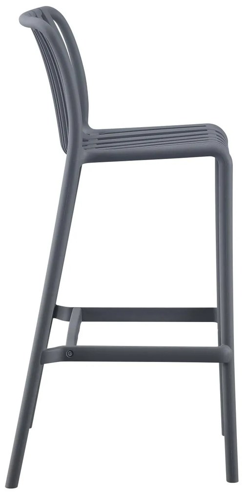 ΣΚΑΜΠΟ BAR ΠΟΛΥΠΡΟΠΥΛΕΝΙΟΥ CONVEE  ΓΚΡΙ 38,5x49,5x102Υεκ. 38.5x49.5x102 εκ.