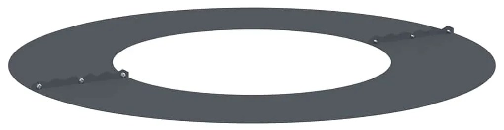 vidaXL Flat Tree Ring 5 τεμάχια ανθρακί Ø40/70 εκ. από ατσάλι