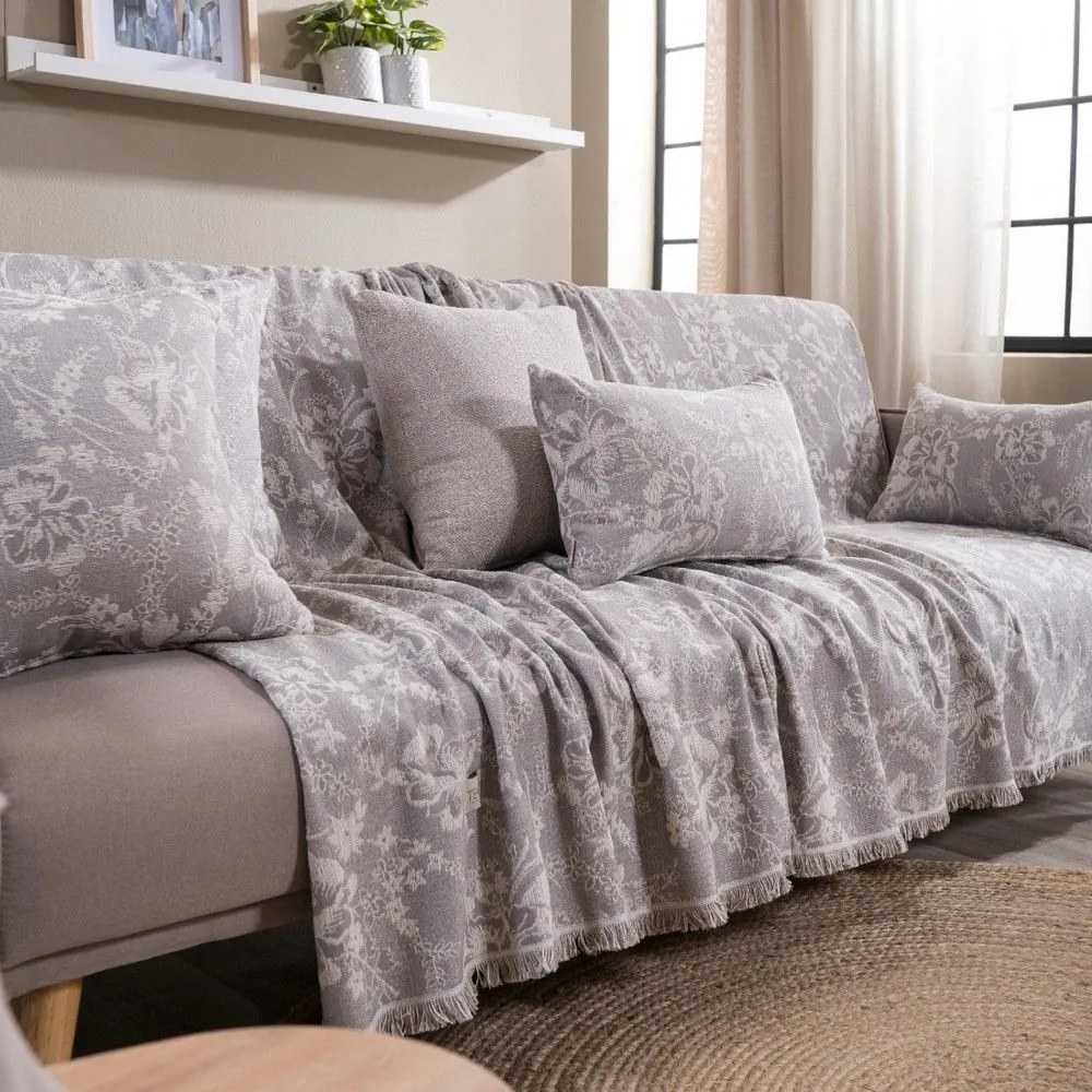 Ριχτάρι Varese 03 Grey Teoran Πολυθρόνα 180x150cm Cotton-Polyester