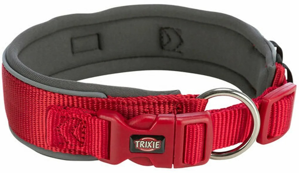 Κολλάρο Σκύλου Trixie Premium Κόκκινο Γραφίτης S/M 33-42 cm