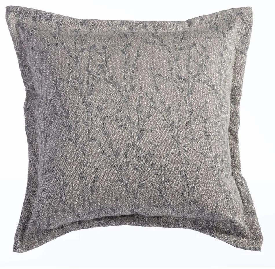 Μαξιλάρι Διακοσμητικό (Με Γέμιση) Estia Grey Nef-Nef 50X50 Cotton-Polyester