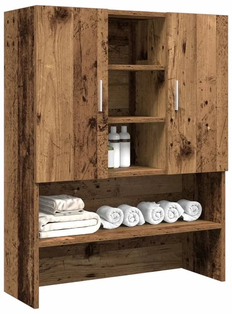 Ντουλάπι Πλυντηρίου Παλιό Ξύλο 70,5 x 25,5 x 90 εκ.