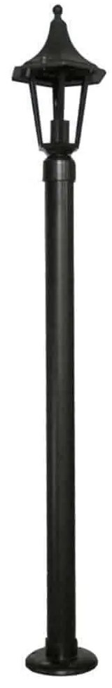 Φωτιστικό Δαπέδου 10-0182 135x20,5x20,5cm E27 10W Led IP44 Black Heronia