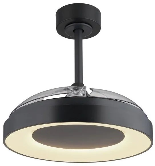 Ανεμιστήρας Οροφής LED 40W Γκρι RGBW Dimmable Αναδιπλούμενα Πτερύγια Elina 03657 Globo Lighting-3657-Γκρι 03657