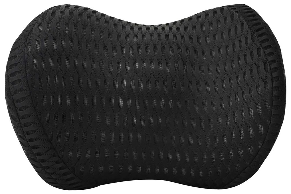 vidaXL Μαξιλάρι με μαξιλάρι Μαύρο 31 x 23 x 14 εκ 4D Δίχτυ