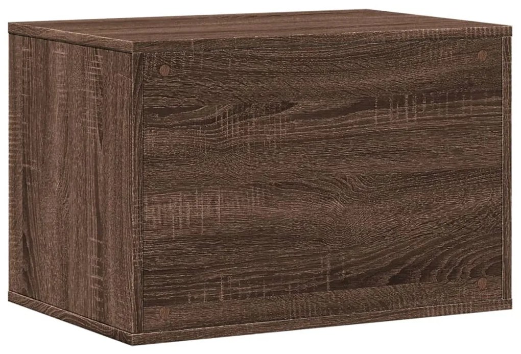 vidaXL Τουαλέτα Γάτας Περίφραξη Καφέ Δρυς 60x40x40 εκ. Επεξ. Ξύλο