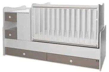Πολυμορφικό βρεφικό κρεβάτι Mini Max  White &amp; String  10150500037A Lorelli