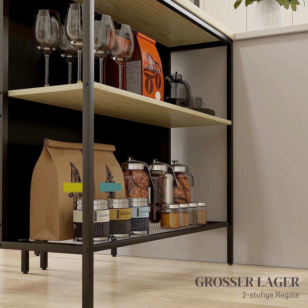 HOMCOM Σετ Μπαρ, 2 Σκαμπό & 1 Τραπέζι Μπαρ, Ανθεκτικό σε Λεκέδες, Σταθερό, Ατσάλινο Πλαίσιο, Μαύρο/Δρυς