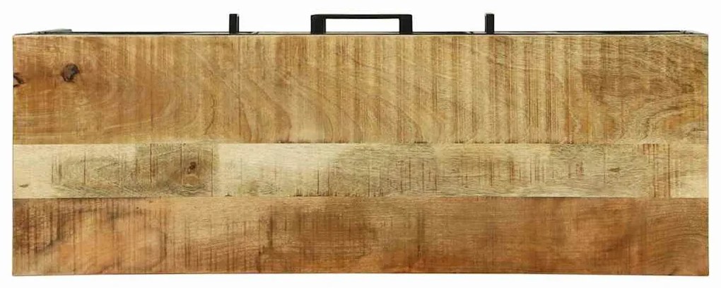 vidaXL Τραπέζι κονσόλας Καφέ 100 x 35 x 70 εκ. Μασίφ ξύλο μάνγκο