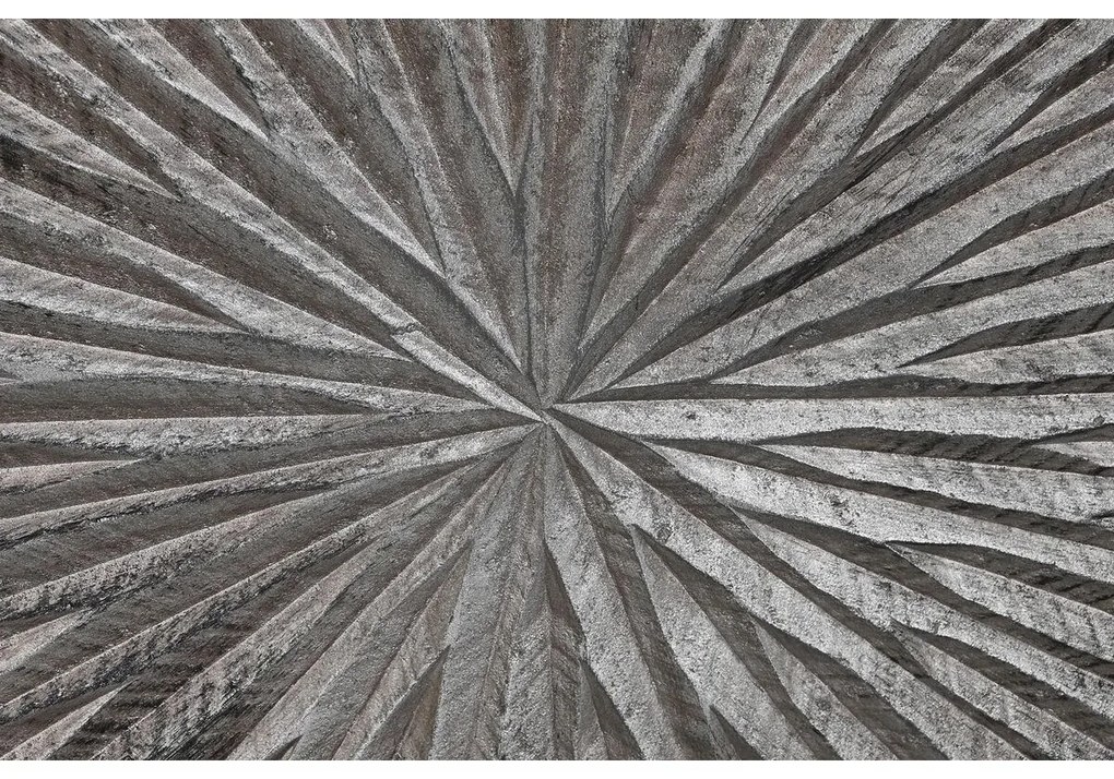 Διακόσμηση τοίχων DKD Home Decor 3D 121,5 x 2,5 x 122 cm Ασημί Σύγχρονη