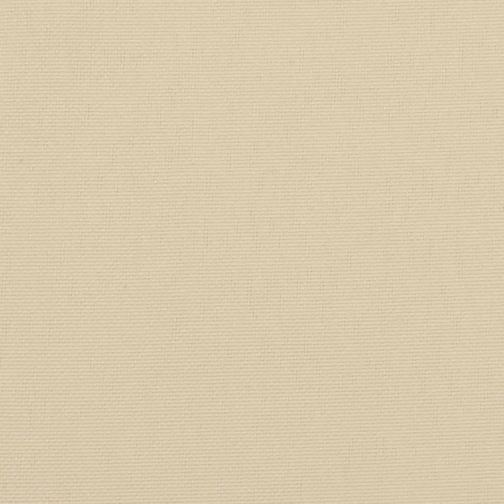 vidaXL Μαξιλάρι Πάγκου Κήπου Μπεζ 110x50x7 εκ. Ύφασμα Oxford