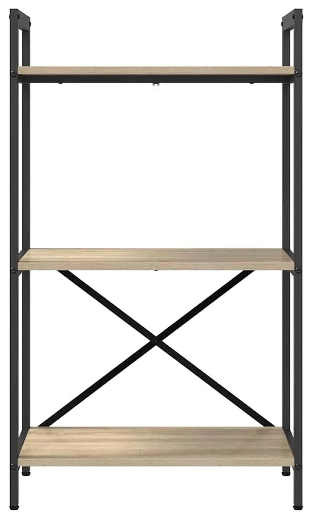 vidaXL Ράφι Βιβλίων Δρύς Sonoma 56 x 34 x 96 εκ Επεξεργασμένο ξύλο