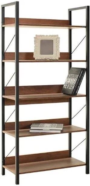 Βιβλιοθήκη Connect Καρυδιά  73x172x35cm