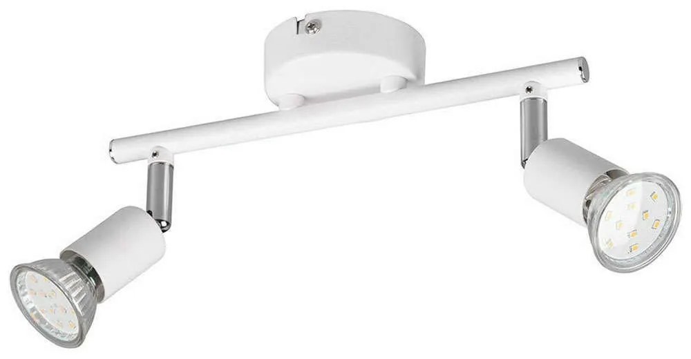 Φωτιστικό Οροφής - Σποτ Paris R80912031 2xGU10 35W 8x25x13cm White Mat RL Lighting Metal