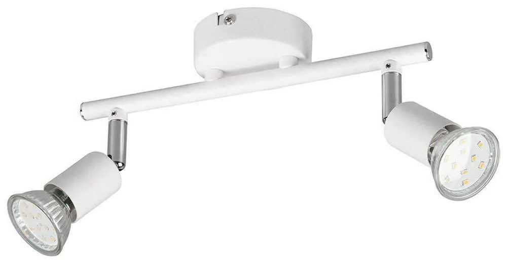 Φωτιστικό Οροφής - Σποτ Paris R80912031 2xGU10 35W 8x25x13cm White Mat RL Lighting Μέταλλο